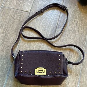 Elegant Brown Leather Crossbody Bag